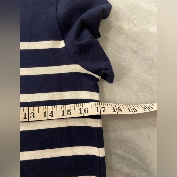 NWT Joules Size 4 Navy Blue Nautical Stripe Red Crew Neck Short Sleeve Tee Shirt - Picture 9 of 12